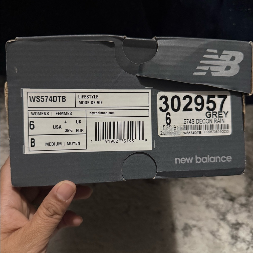 New Balance Light Gray Athletic Shoes - Picture 6 of 7